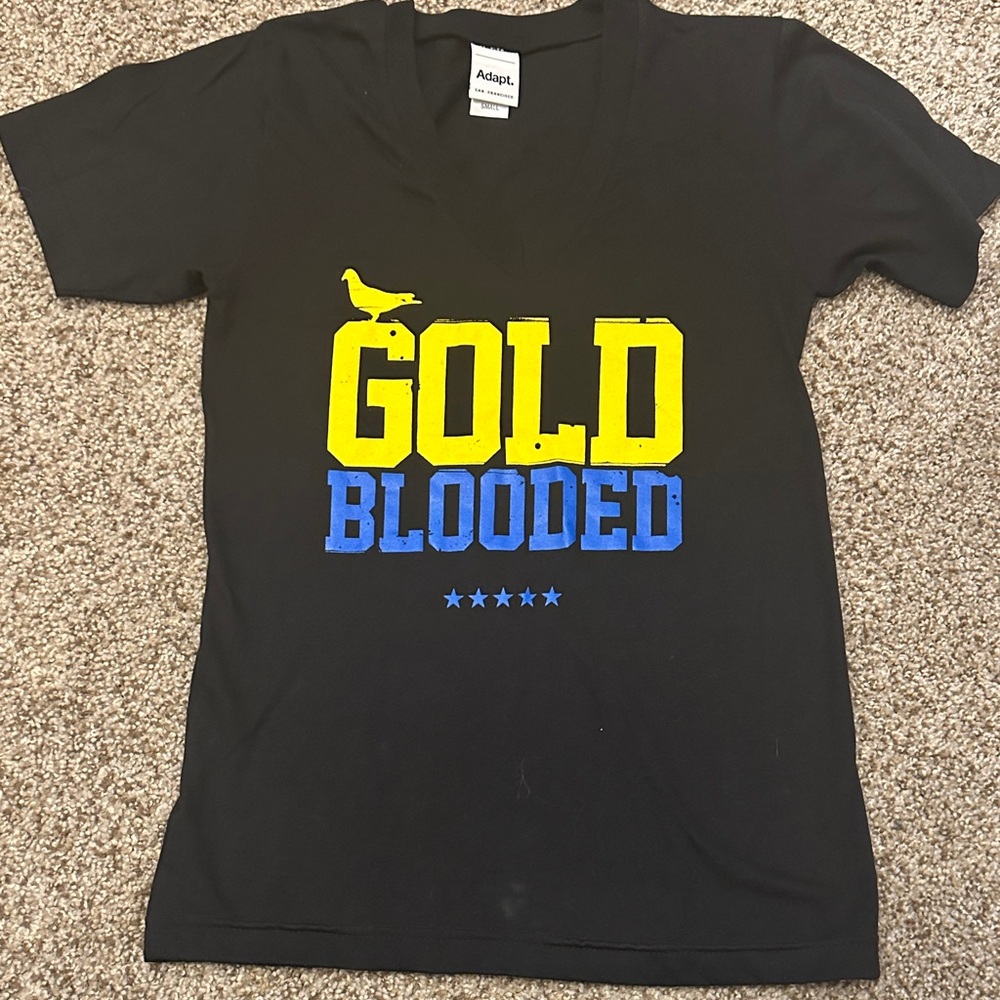 Adapt Women’s Black 'Gold Blooded' T-Shirt
